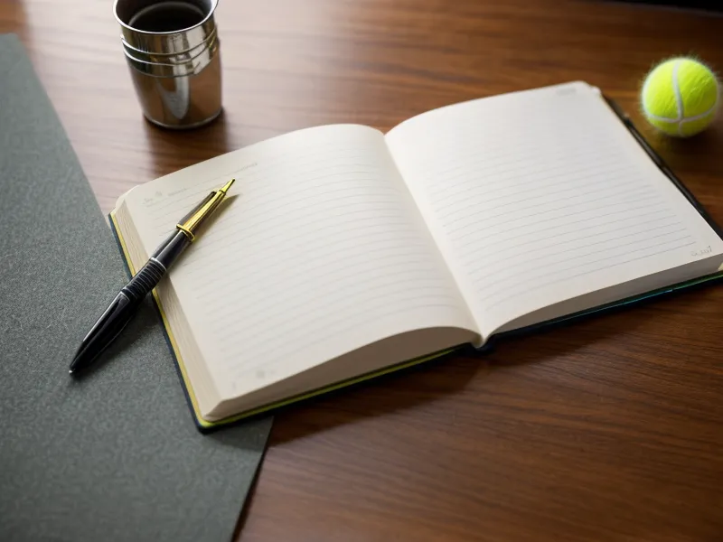 A close-up of a hand tracking knee progress in a notebook.