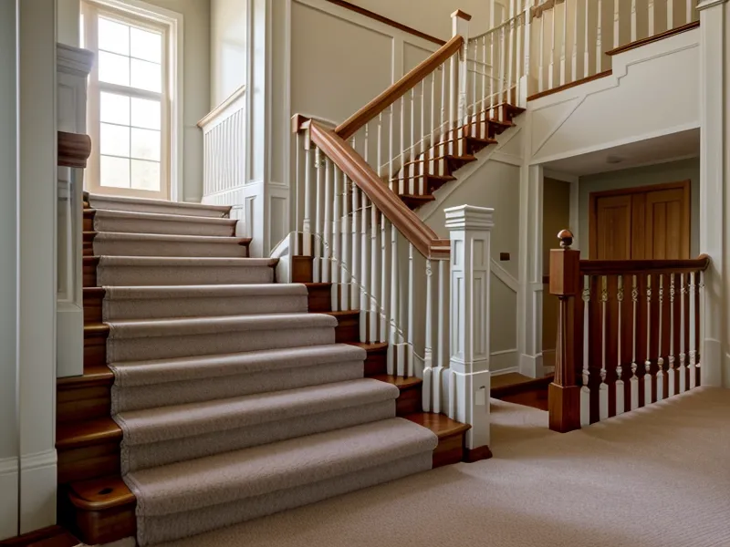 A view of a home staircase representing a functional joint health test.